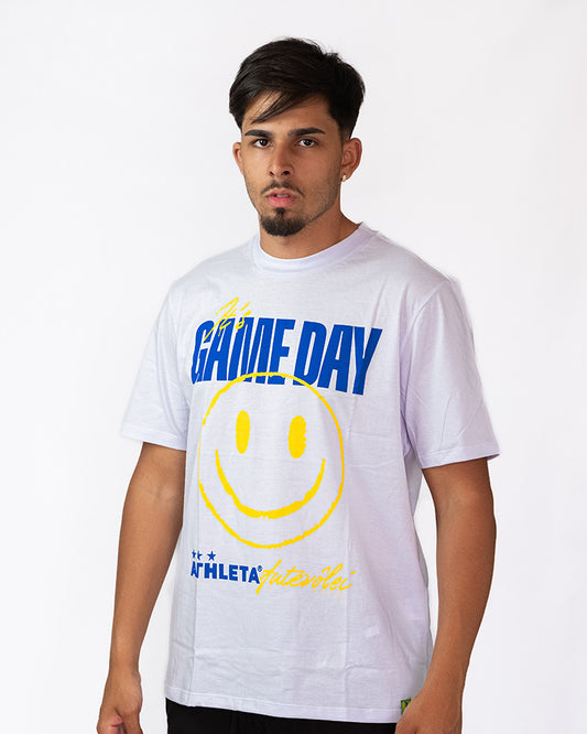 Camisa Athleta 90 Casual Futevôlei Game Day Branco ATL006B