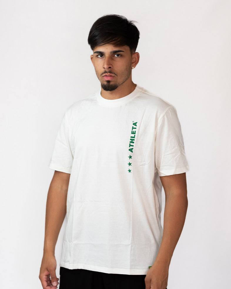 Camisa Athleta 90 Casual Futevôlei Movement is Medicine OFF WHITE ATL002