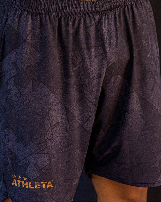 Bermudinha Linha Athleta Free 23 - Preto com Laranja