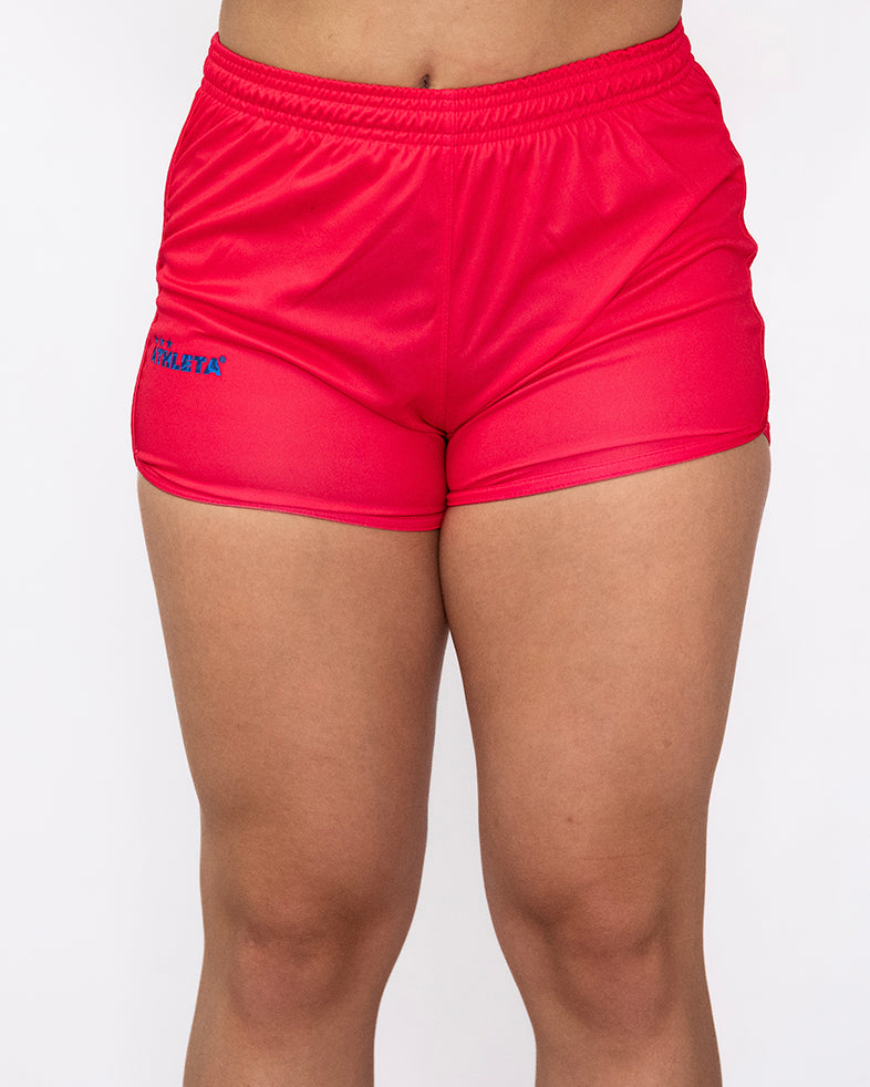 Calção Feminino Athleta SS25 Confort - Pink Blue
