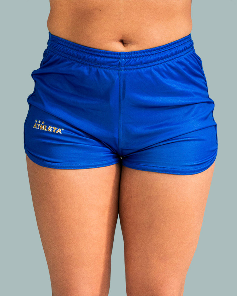 Calção Feminino Athleta SS25 Confort - Blue White Gold