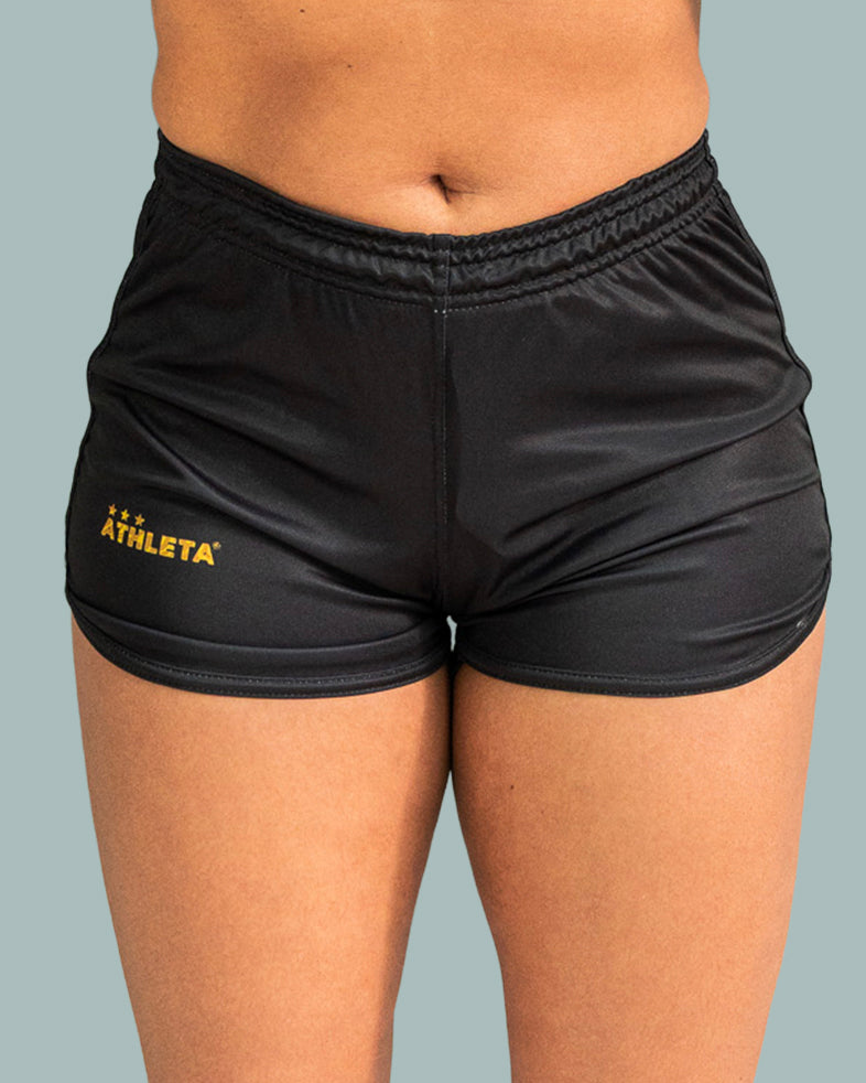 Calção Feminino Athleta SS25 Confort - Black Gold