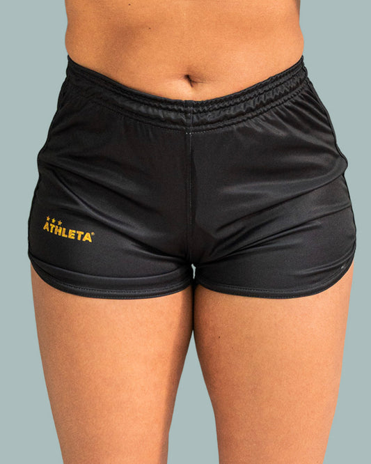 Calção Feminino Athleta SS25 Confort - Black Gold