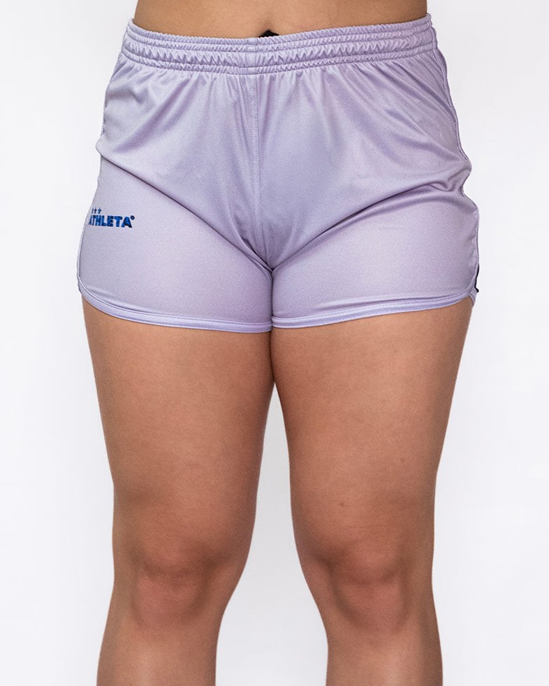 Calção Feminino Athleta SS25 Confort - Gray Blue