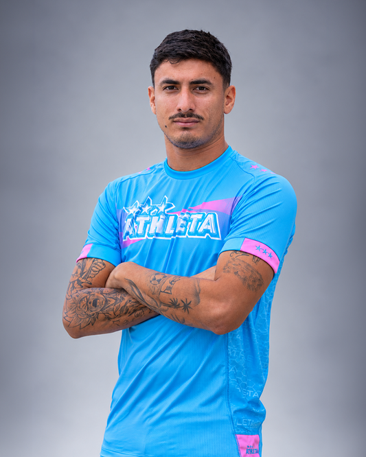 Térmica Manga Curta Masculina Athleta SS27 Futevôlei - Sky Rose
