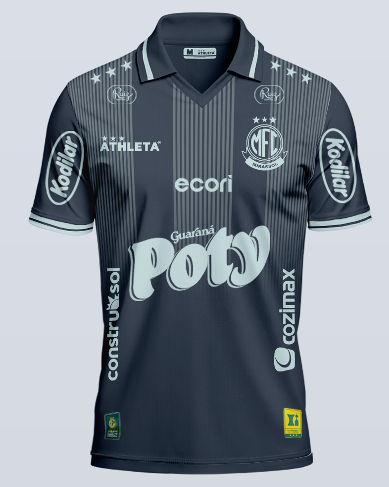 Camiseta Oficial Mirassol 2026 Cinza
