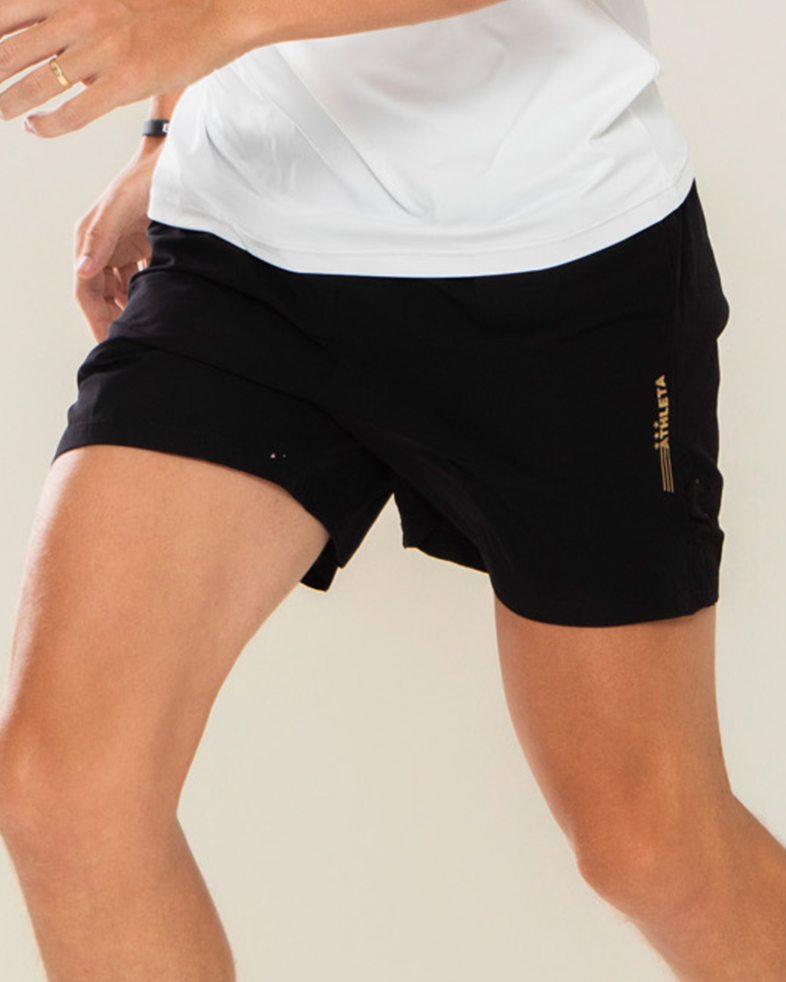 Bermuda Light Masculina Athleta Soft 26 - Preto