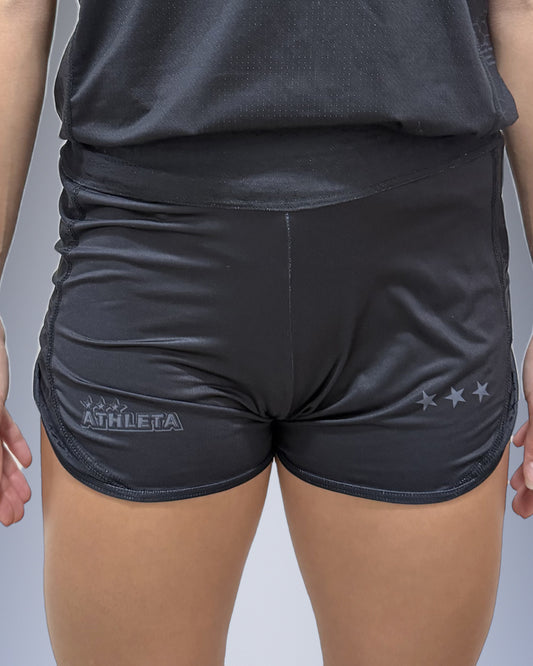 Calção Feminino Athleta SS27 Futevôlei - Black