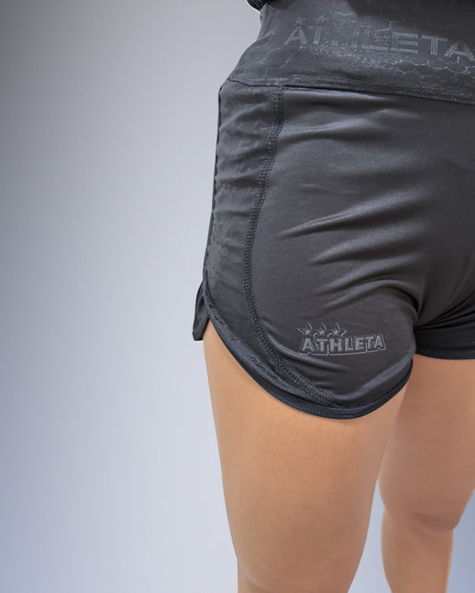 Calção Feminino Athleta SS27 Futevôlei - Black