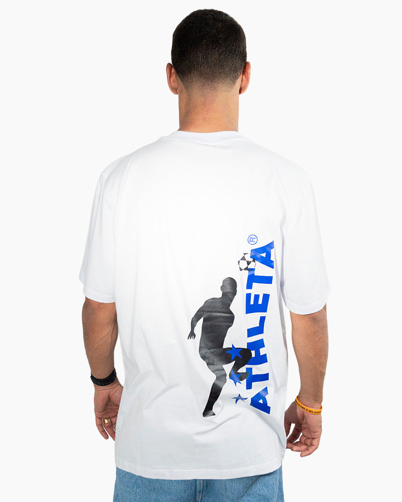 Camisa Athleta 90 Casual Futevôlei Chapa Branca ATL008