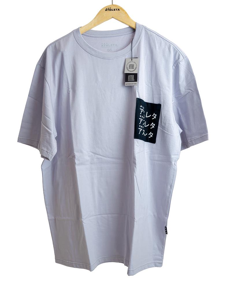 Camiseta Athleta Casual AW23 - Lavanda Minimalist Japan