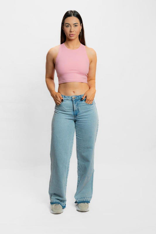 Blusinha Basic Feminina  Athleta Rosa