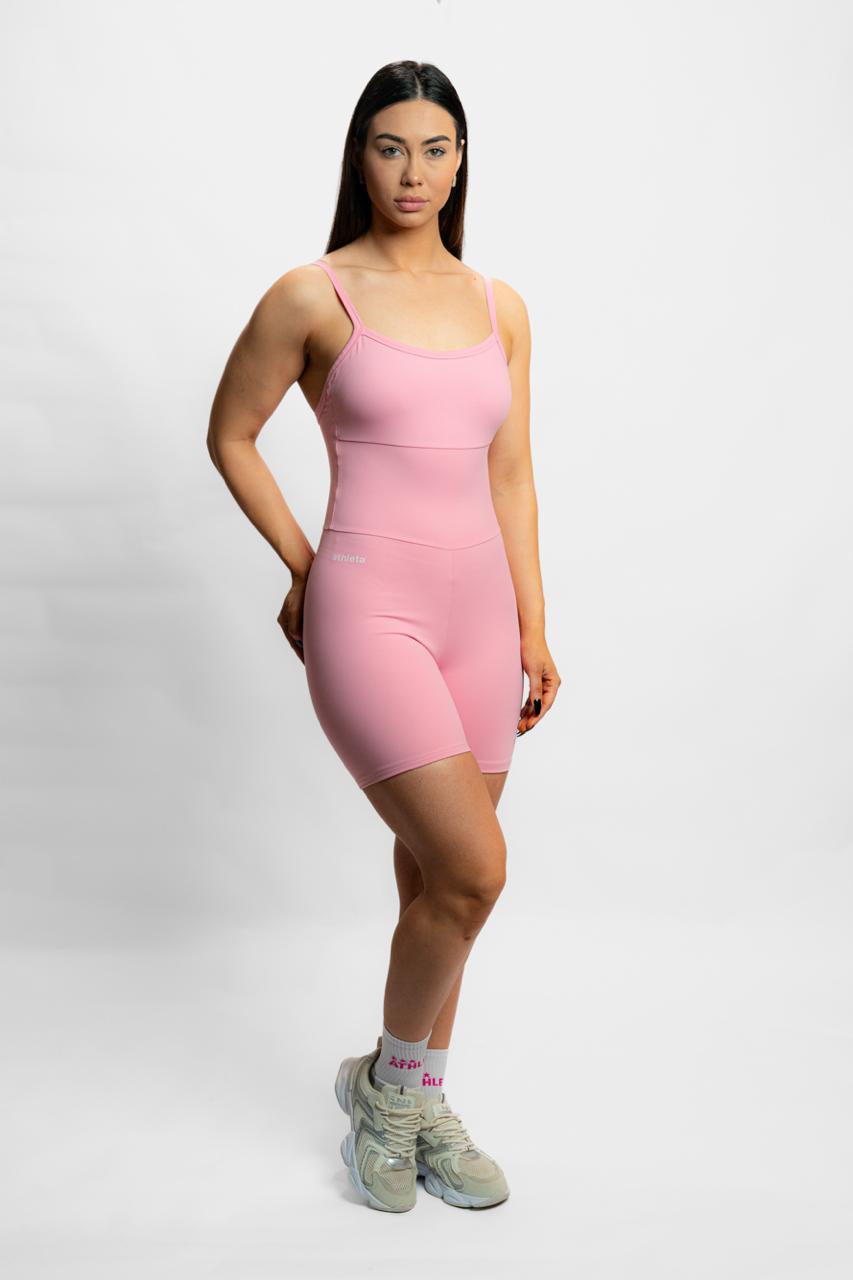Macaquinho Shine Lining Feminina  Athleta Rosa
