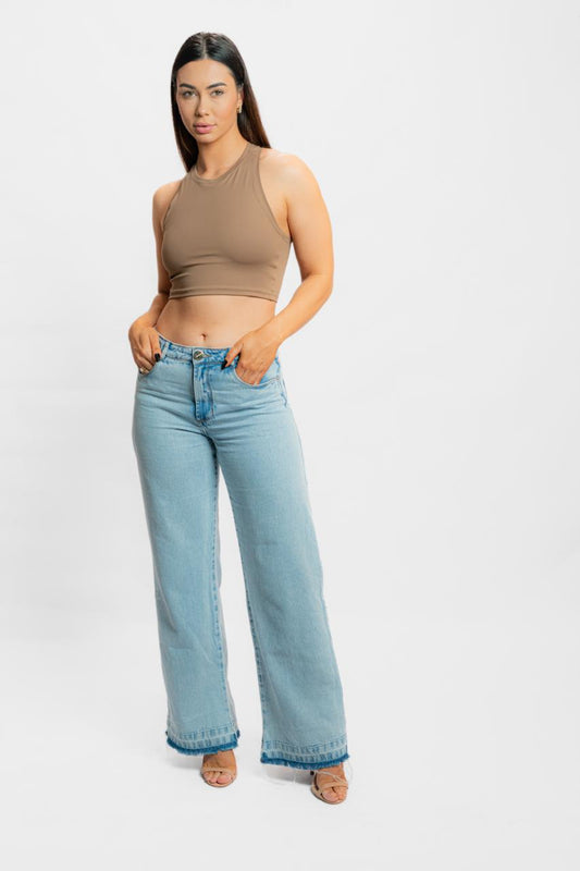 Blusinha Basic Feminina  Athleta Marrone