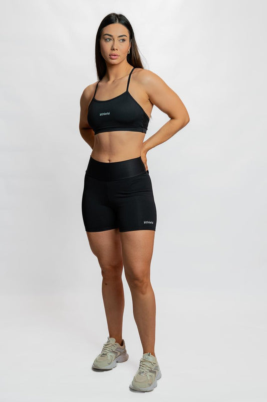 Bermuda Shape Feminina  Athleta Preto