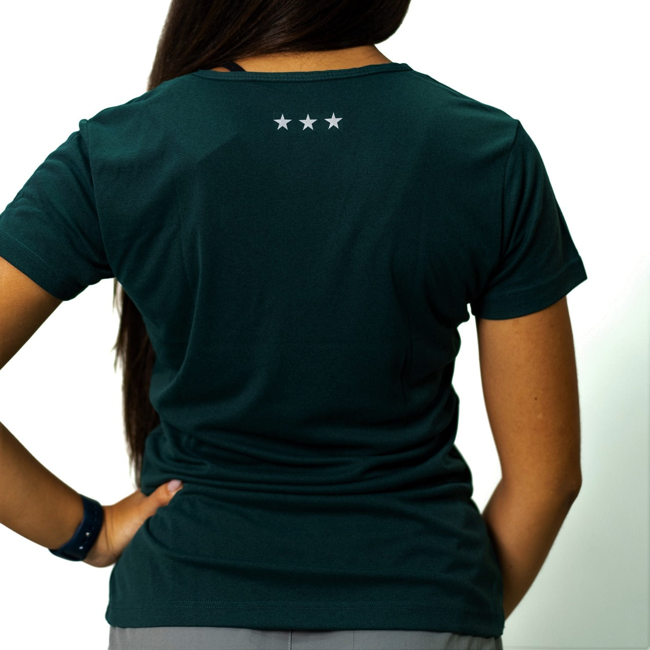 Camiseta Athleta Soft 23 Amini Crepe Fem Verde Escuro