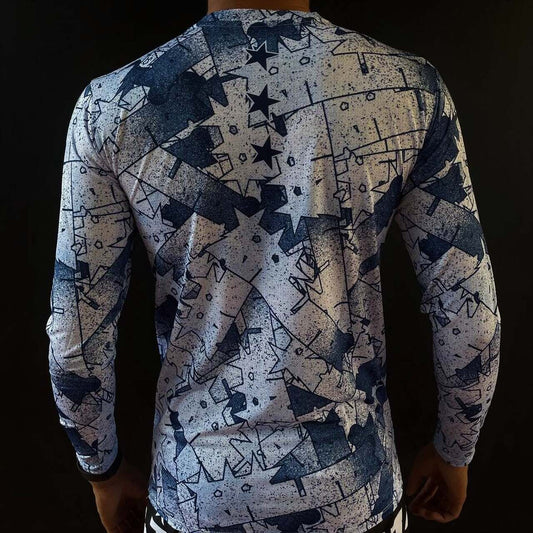 Térmica Linha Athleta Free 23 - Marinho com Cinza