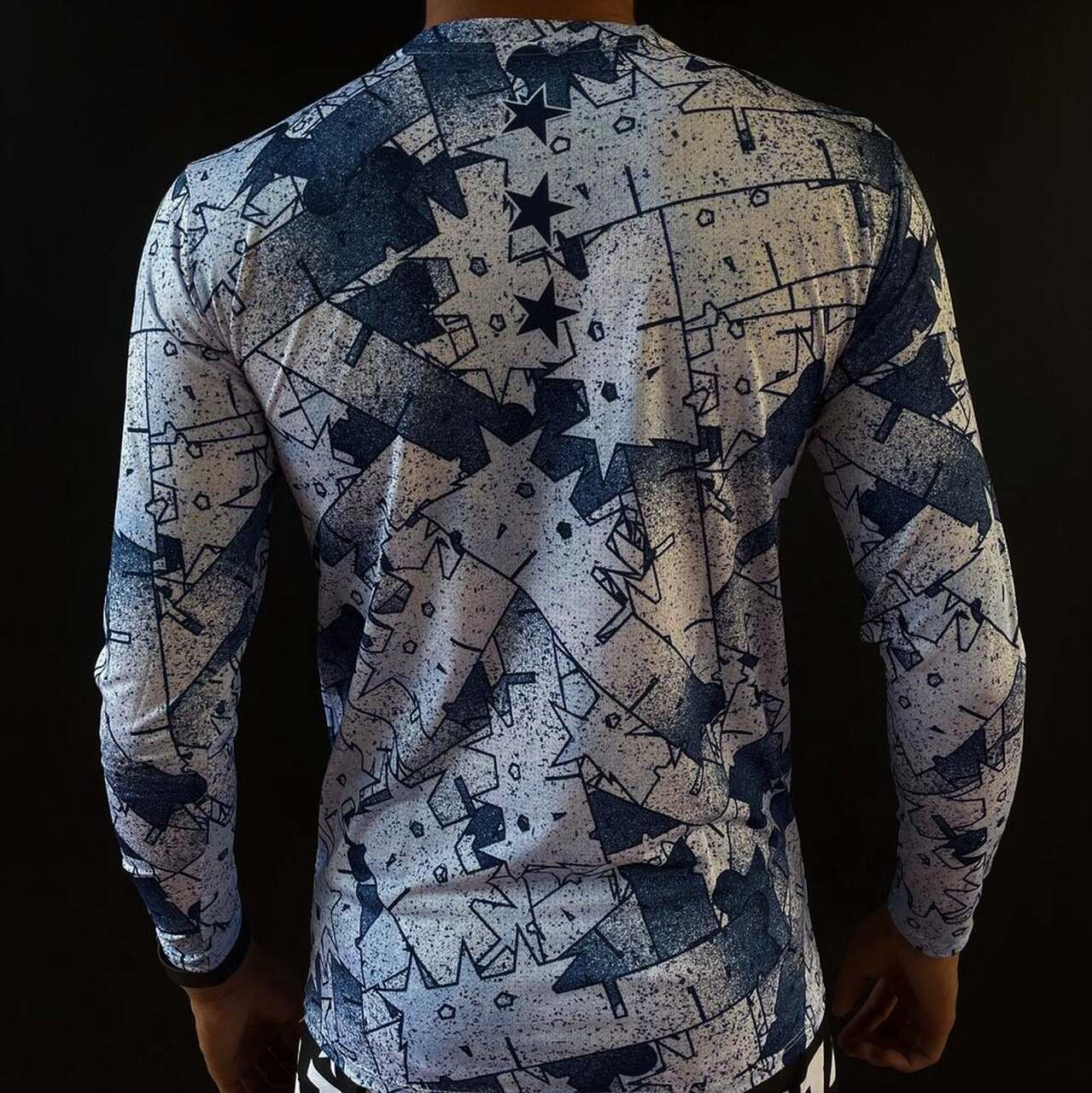 Térmica Linha Athleta Free 23 - Marinho com Cinza