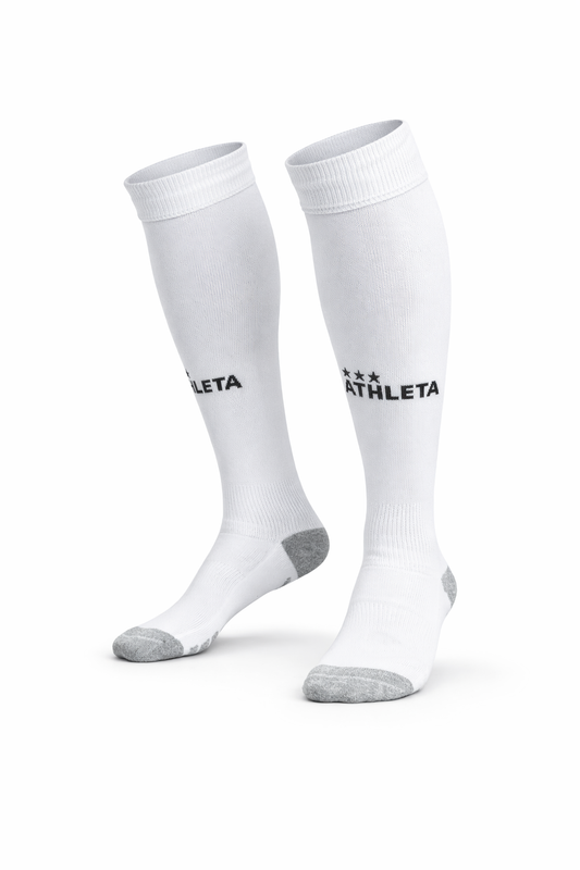 Meião Athleta Branco/Preto
