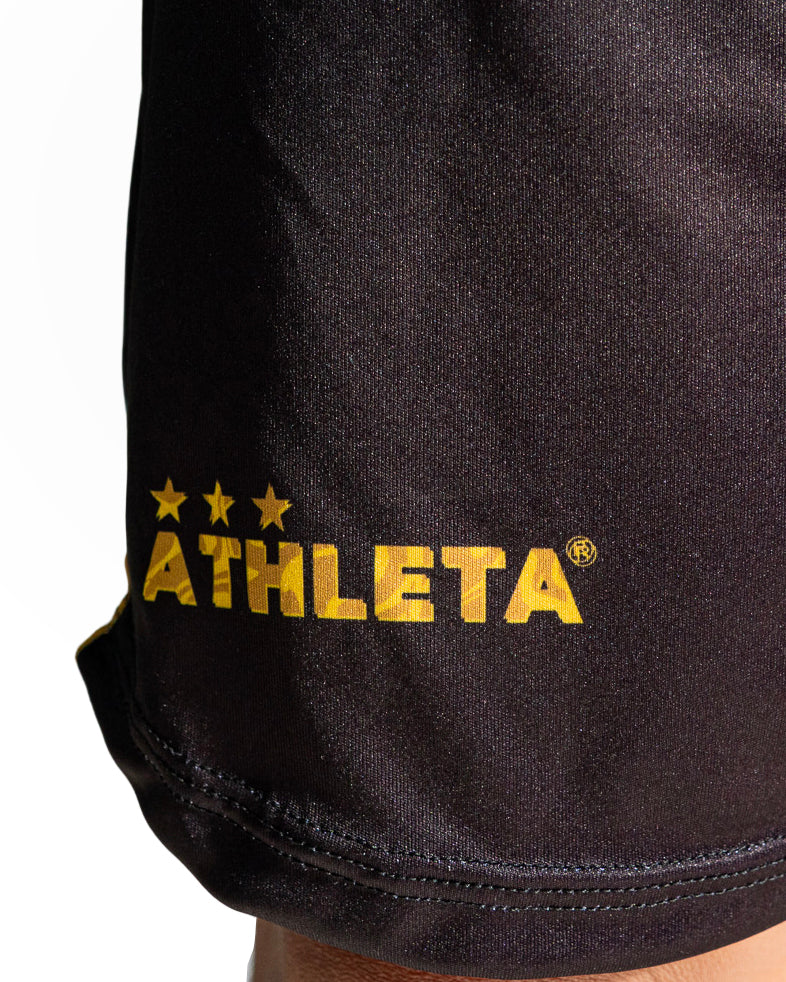 Calção Masculino Athleta SS25 Confort - Black Gold