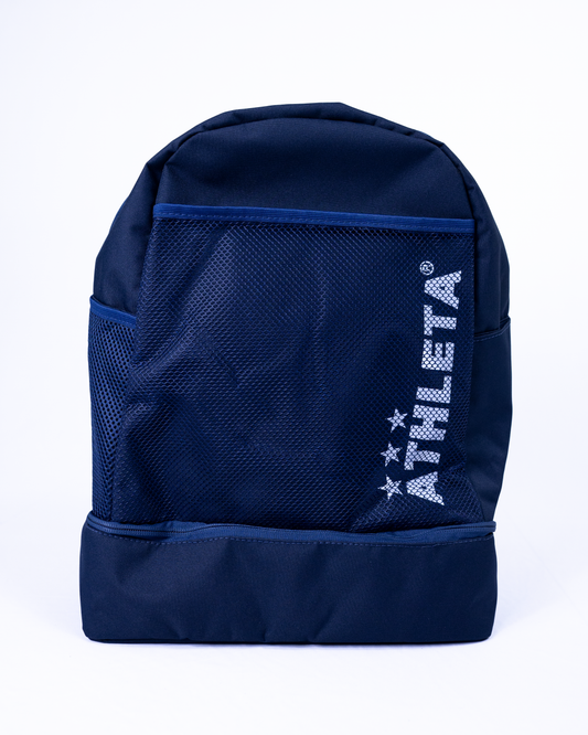 Mochila Fut Athleta - Preto com Azul