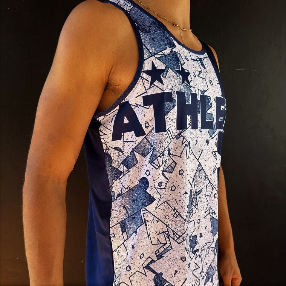 Regata Linha Athleta Free 23 - Marinho com Cinza