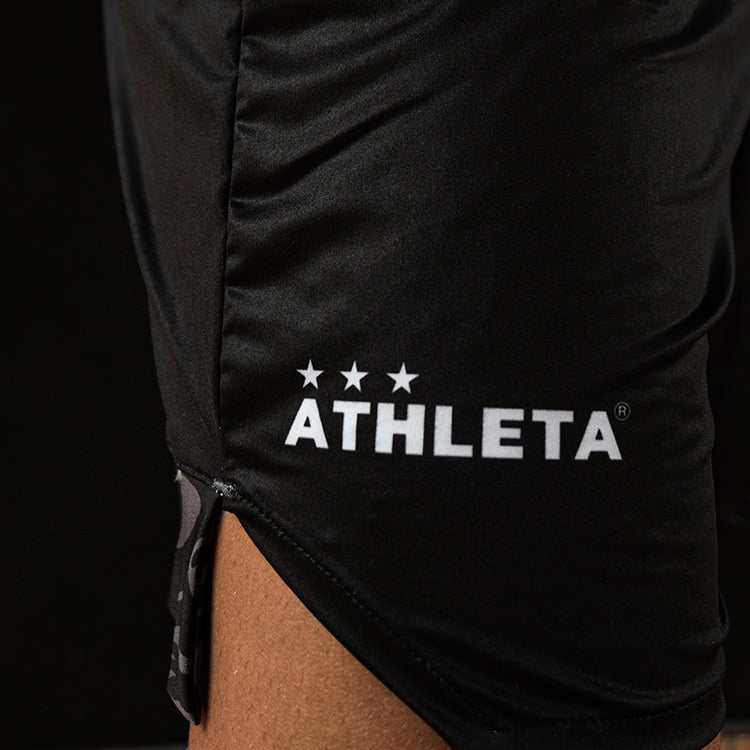 Athleta SS24 Footvolley 短褲 - 黑色/灰色