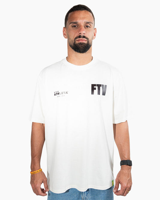 Camisa Athleta 90 Casual Futevôlei FTV OFF WHITE ATL004OW